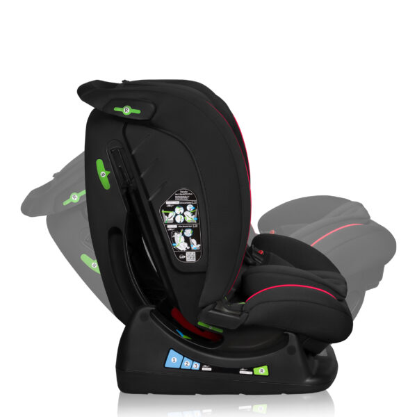 Autokreslini.lv | Aart I-Size autokrēsliņš bērniem 40-150cm krāsa Black Carbon Red bilde #23