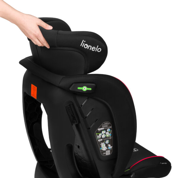 Autokreslini.lv | Aart I-Size autokrēsliņš bērniem 40-150cm krāsa Black Carbon Red bilde #25