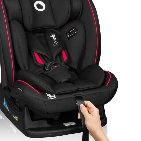 Autokreslini.lv | Aart I-Size autokrēsliņš bērniem 40-150cm krāsa Black Carbon Red bilde #19