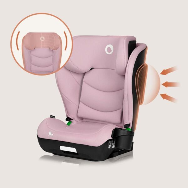 Autokreslini.lv | NEAL I-Size autokrēsliņš bērniem 100-150cm krāsa Pink Lilac bilde #17