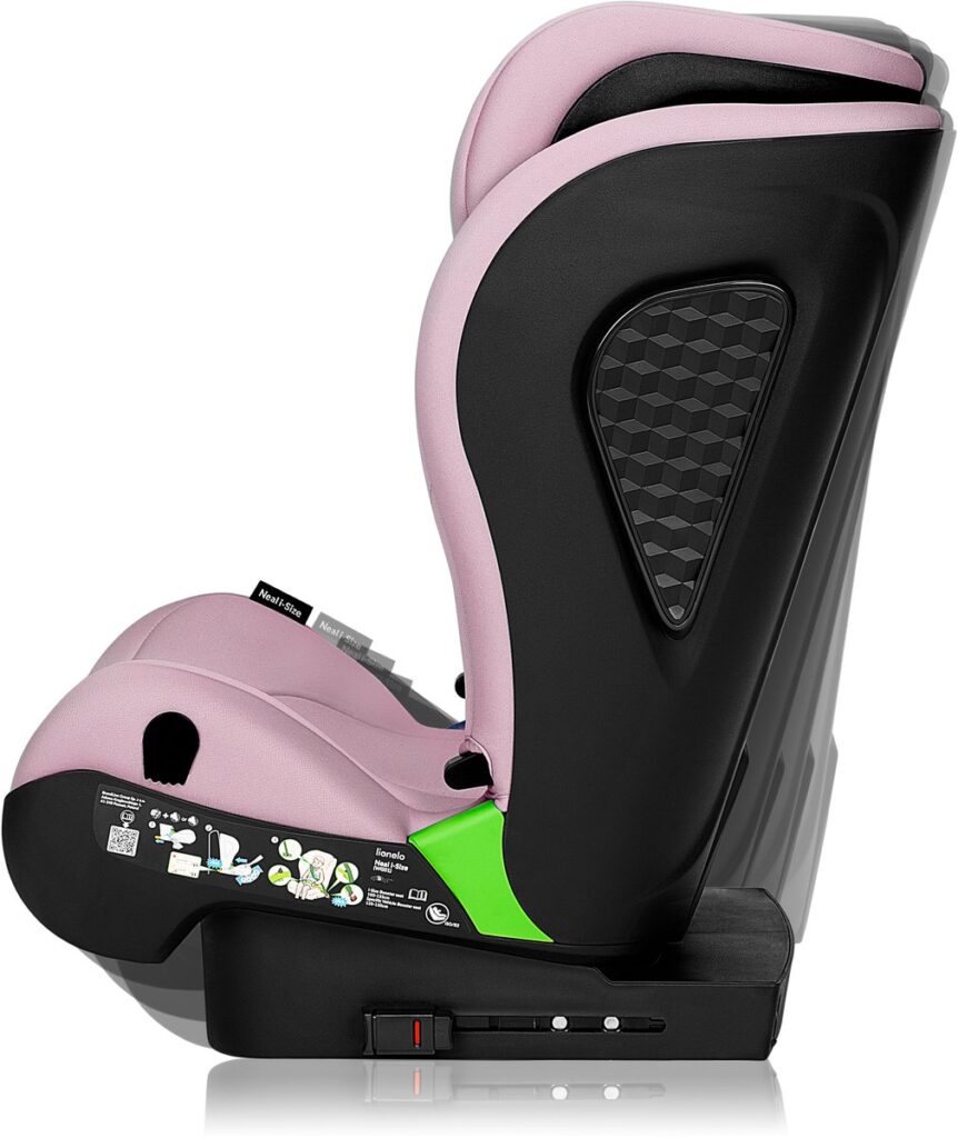 Lionelo NEAL I-Size autokrēsliņš bērniem 100-150cm krāsa Pink Lilac