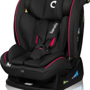 Lionelo Aart I-Size autokrēsliņš bērniem 40-150cm krāsa Black Carbon Red