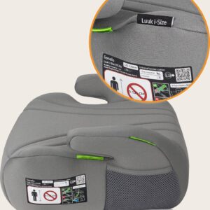 Lionelo Luuk I-Size auto paliktnis bērniem 125-150cm krāsa Grey