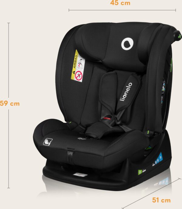 Autokreslini.lv | Izzy I-Size autokrēsliņš bērniem 40-150cm krāsa Black Carbon bilde #29