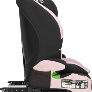 Lionelo Levi Fix I-Size autokrēsliņš 76-150cm krāsa Pink Baby