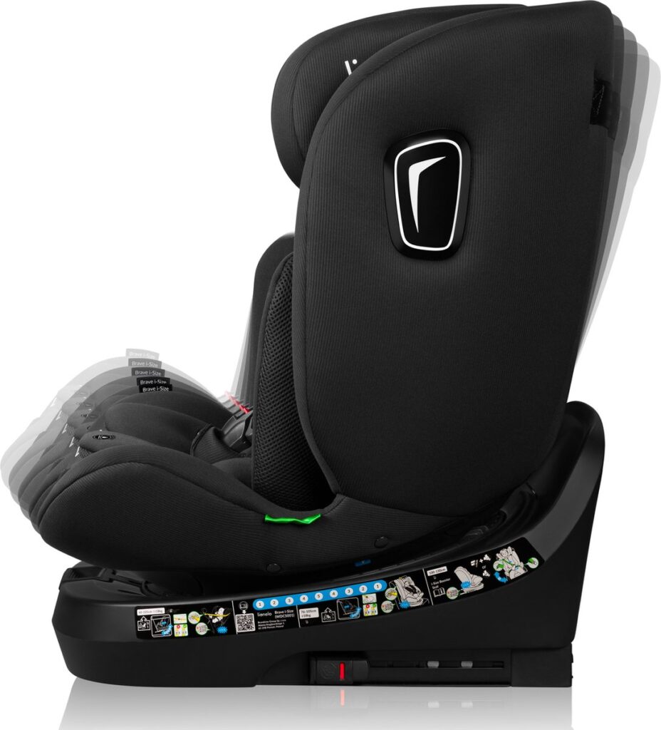 Lionelo Brave I-Size autokrēsliņš bērniem 40-150cm krāsa Black Carbon