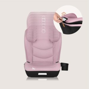 Lionelo NEAL I-Size autokrēsliņš bērniem 100-150cm krāsa Pink Lilac
