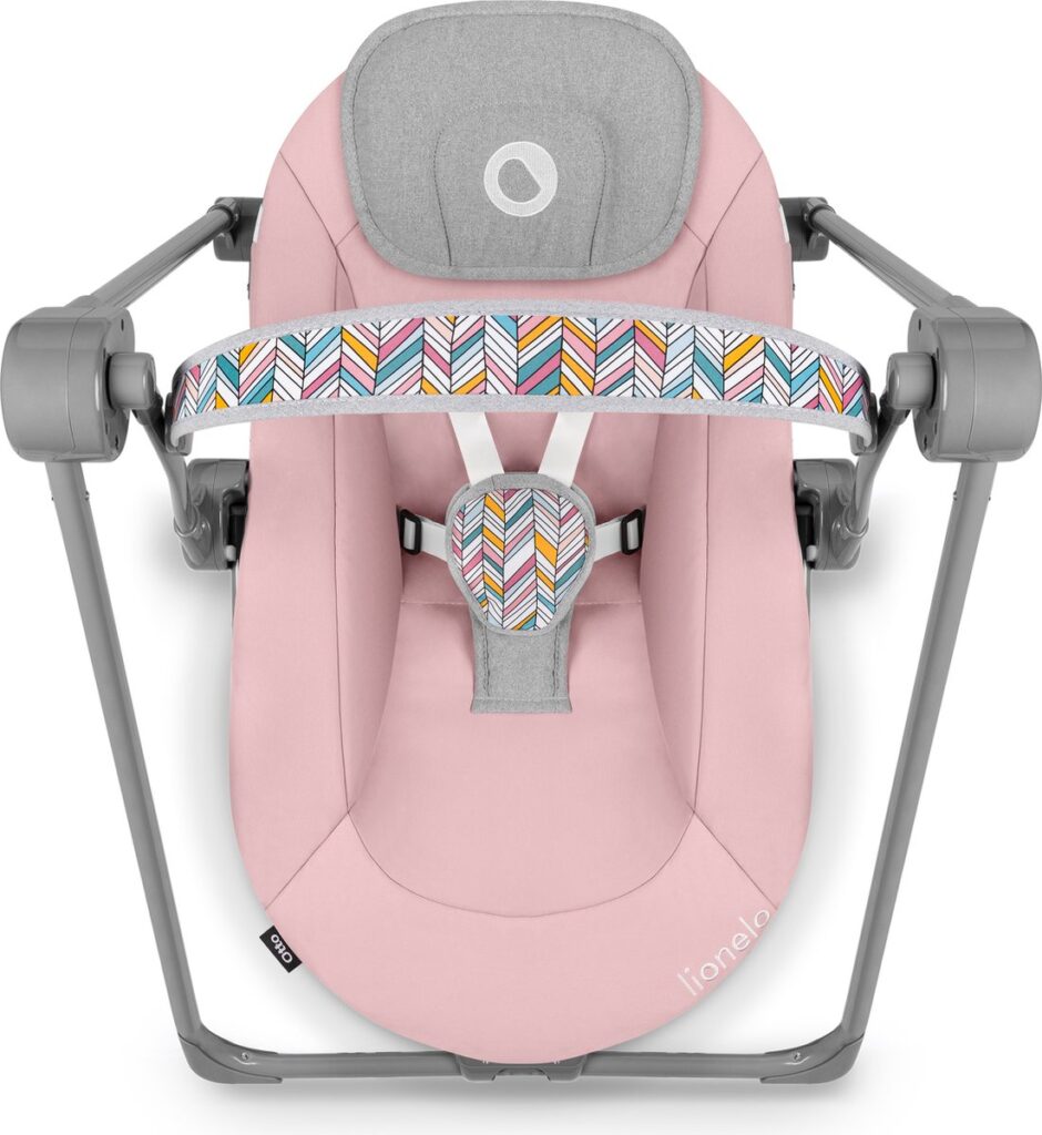 Lionelo OTTO mazuļu šūpuļkrēsliņš krāsa PINK BABY