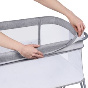 Lionelo LUNA mazuļu gultiņa krāsa GREY CONCRETE