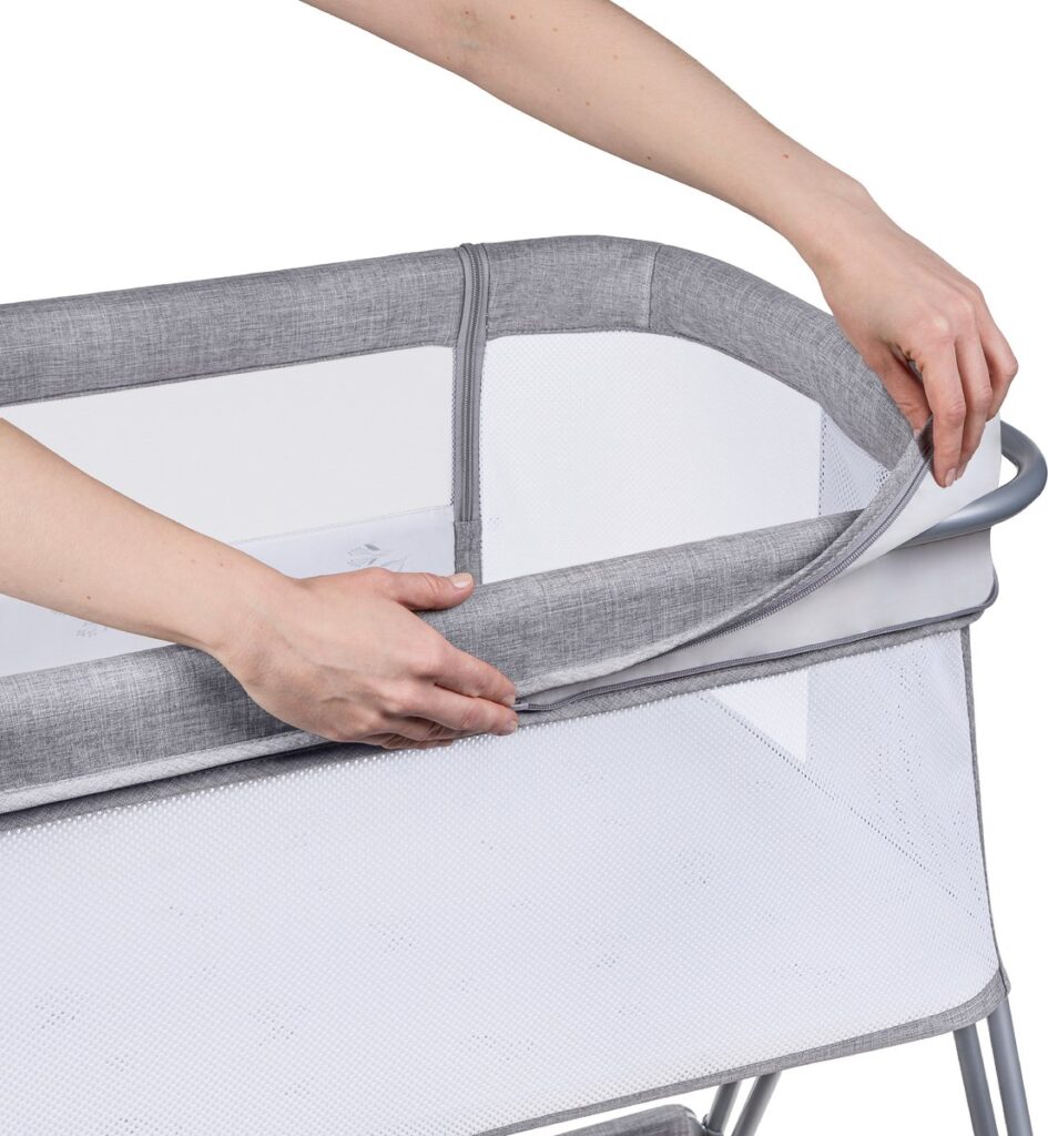 Lionelo LUNA mazuļu gultiņa krāsa GREY CONCRETE