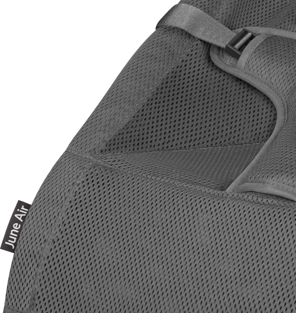 Lionelo JUNE AIR mazuļu šūpuļkrēsliņš krāsa GREY GRAPHITE