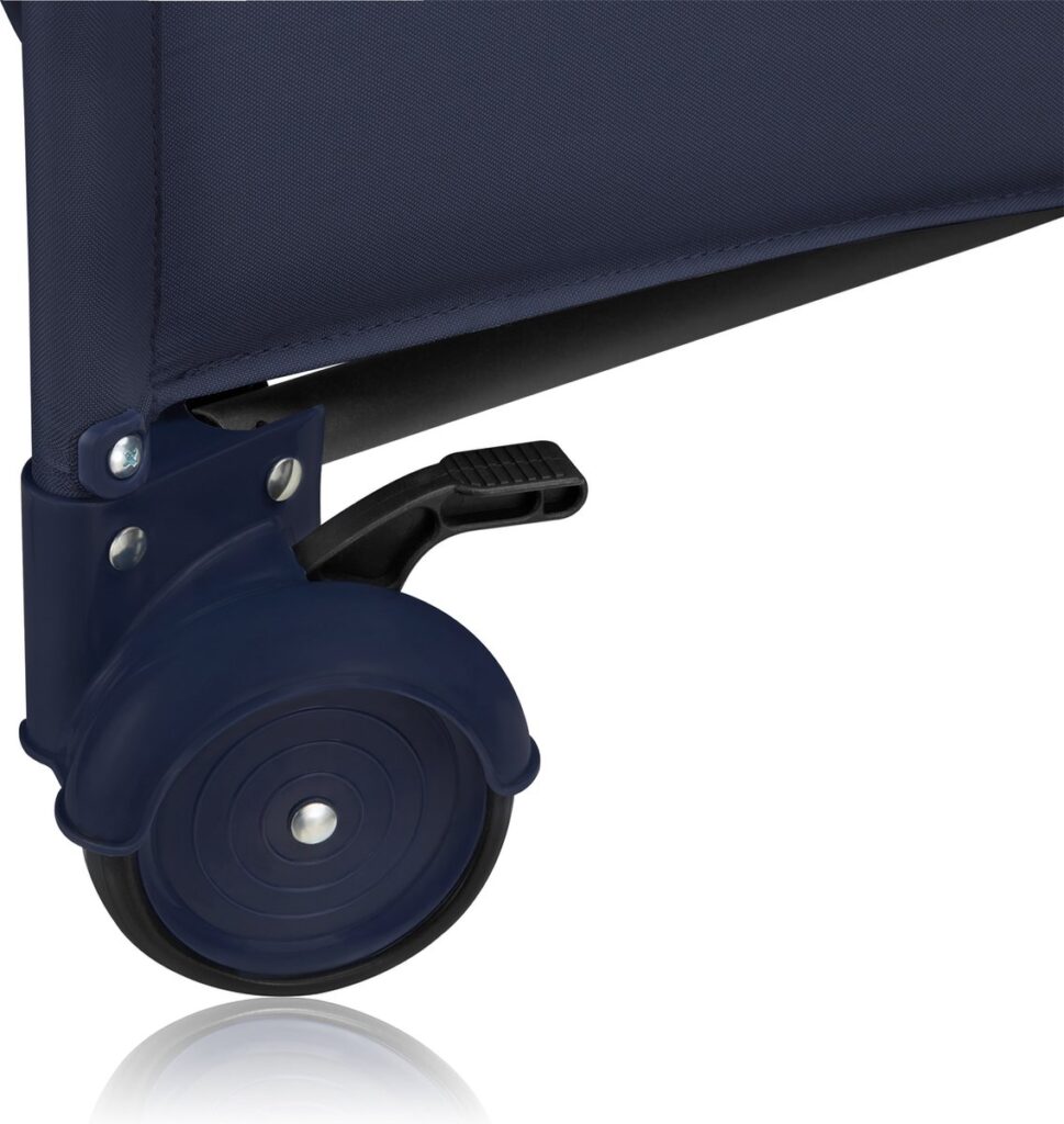 Lionelo JASMIN EASY FOLD ceļojumu gulta krāsa BLUE NAVY