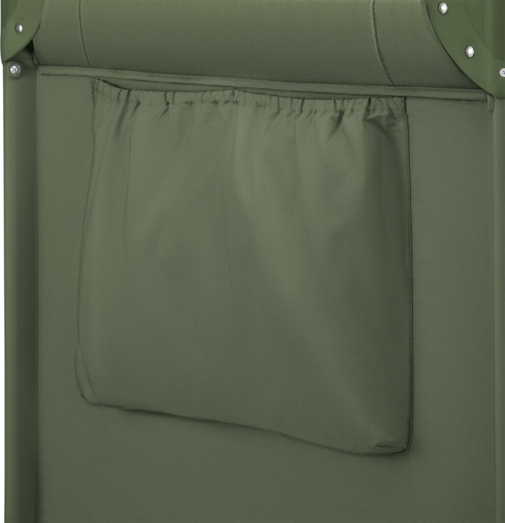 Lionelo JASMIN EASY FOLD ceļojumu gulta krāsa GREEN OLIVE