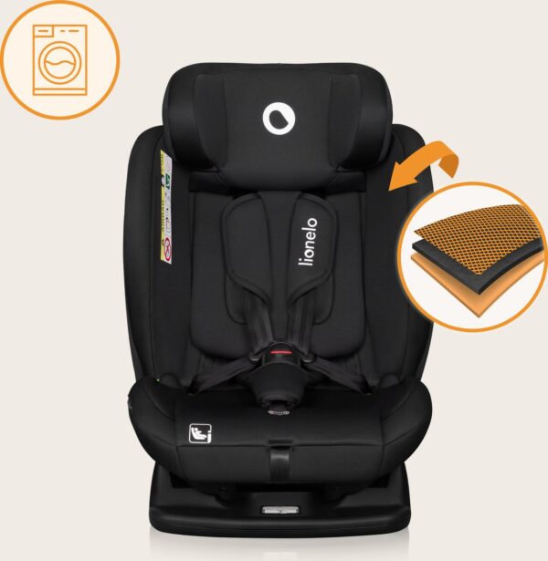 Autokreslini.lv | Izzy I-Size autokrēsliņš bērniem 40-150cm krāsa Black Carbon bilde #23