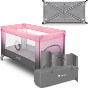 Lionelo STEFI ceļojumu gulta krāsa PINK OMBRE