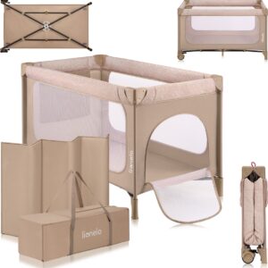 Lionelo JASMIN EASY FOLD ceļojumu gulta krāsa BEIGE SAND