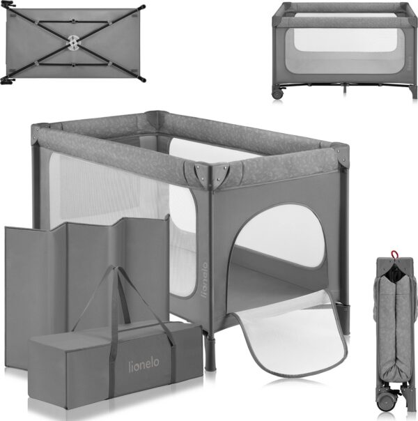 Autokreslini.lv | JASMIN EASY FOLD ceļojumu gulta krāsa GREY STONE bilde #3