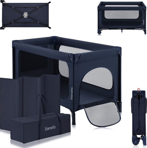 Autokreslini.lv | JASMIN EASY FOLD ceļojumu gulta krāsa BLUE NAVY bilde #3
