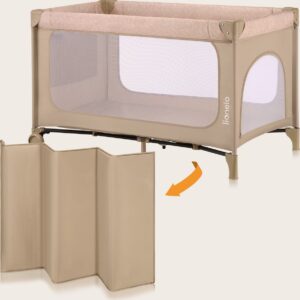 Lionelo JASMIN EASY FOLD ceļojumu gulta krāsa BEIGE SAND