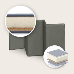 Lionelo SVEN PLUS ceļojumu gulta krāsa BEIGE OLIVE