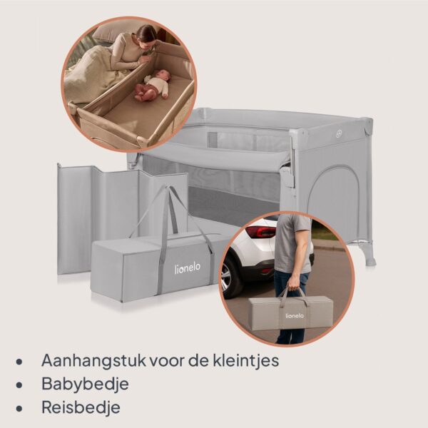 Autokreslini.lv | ELLEN bērnu ceļojumu gulta krāsa GREY CONCRETE bilde #33
