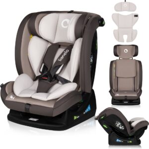 Lionelo Aart I-Size autokrēsliņš bērniem 40-150cm krāsa Beige Latte