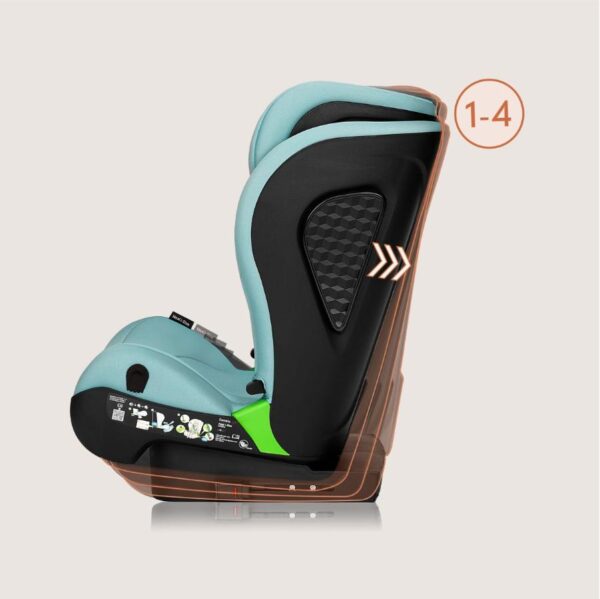 Autokreslini.lv | NEAL I-Size autokrēsliņš bērniem 100-150cm krāsa Green Turquoise bilde #19