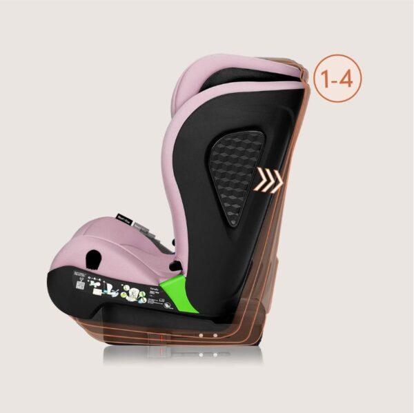 Autokreslini.lv | NEAL I-Size autokrēsliņš bērniem 100-150cm krāsa Pink Lilac bilde #21