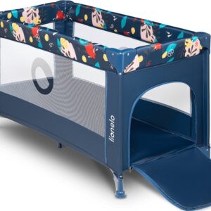 Lionelo STEFI ceļojumu gulta krāsa BLUE NAVY