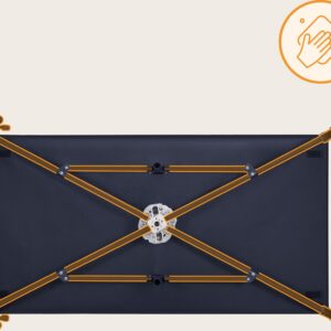 Lionelo JASMIN EASY FOLD ceļojumu gulta krāsa BLUE NAVY