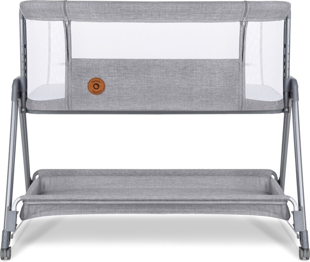 Lionelo LUNA mazuļu gultiņa krāsa GREY CONCRETE