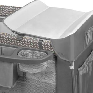 Lionelo SVEN PLUS ceļojumu gulta krāsa GREY SCANDI