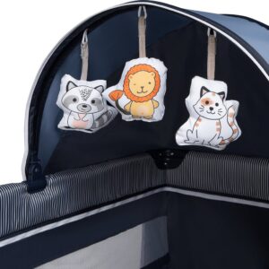Lionelo SVEN PLUS ceļojumu gulta krāsa BLUE NAVY