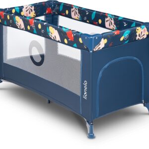 Lionelo STEFI ceļojumu gulta krāsa BLUE NAVY