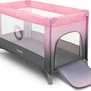 Lionelo STEFI ceļojumu gulta krāsa PINK OMBRE