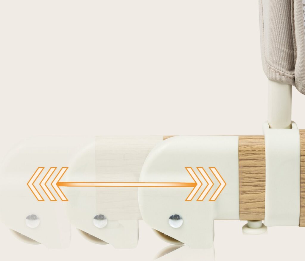 Lionelo THOMI PLUS ceļojumu gulta krāsa BEIGE SAND