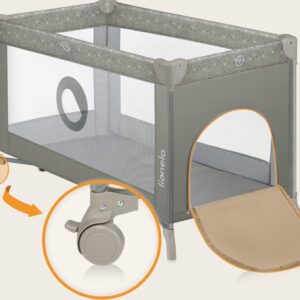 Lionelo STEFI ceļojumu gulta krāsa BEIGE SAND
