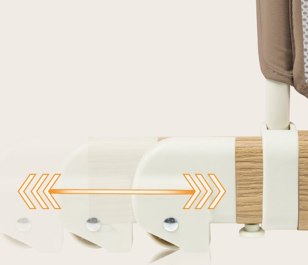 Lionelo THOMI PLUS ceļojumu gulta krāsa BEIGE CARMEL