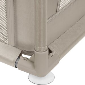 Lionelo WILLOW XL rotaļu manēža 207x187cm krāsa BEIGE SAND