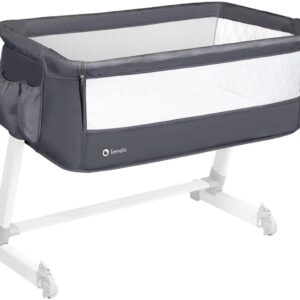 Lionelo THEO ceļojumu gulta krāsa DARK GREY