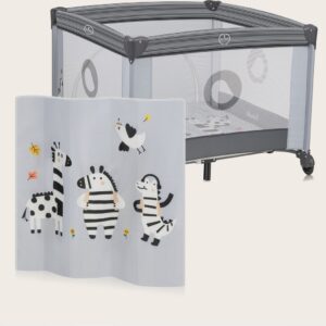 Lionelo BONNIE rotaļu manēža krāsa GREY STONE