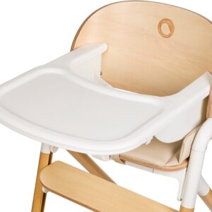 Lionelo CELIA barošanas krēsls bērniem krāsa WHITE NATURAL WOOD