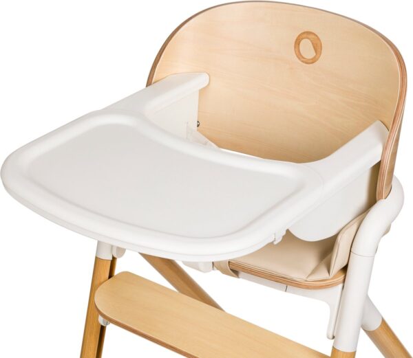 Autokreslini.lv | CELIA barošanas krēsls bērniem krāsa WHITE NATURAL WOOD bilde #3