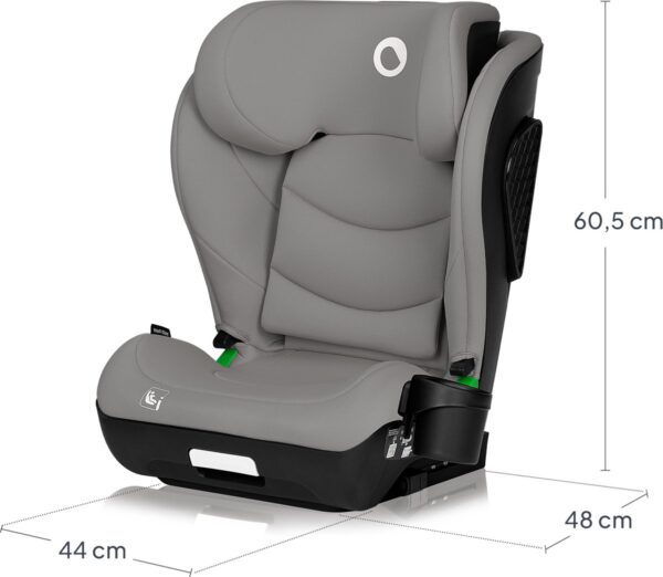 Autokreslini.lv | NEAL I-Size autokrēsliņš bērniem 100-150cm krāsa Grey Concrete bilde #25