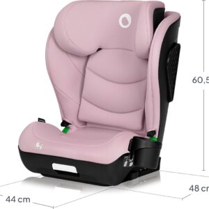 Lionelo NEAL I-Size autokrēsliņš bērniem 100-150cm krāsa Pink Lilac