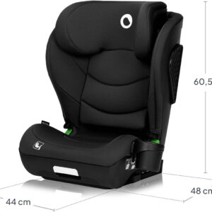 Lionelo NEAL I-Size autokrēsliņš bērniem 100-150cm krāsa Black Carbon