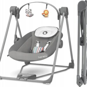 Lionelo OTTO mazuļu šūpuļkrēsliņš krāsa COZY GREY