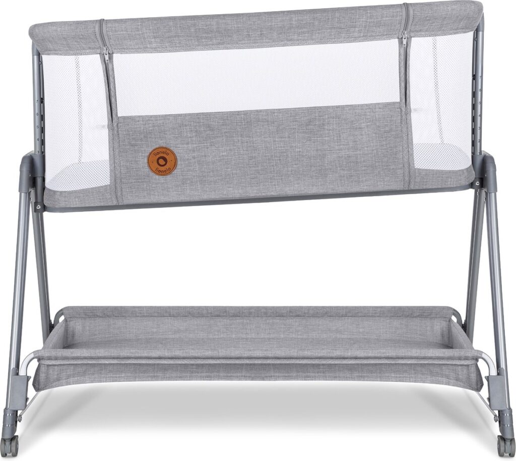Lionelo LUNA mazuļu gultiņa krāsa GREY CONCRETE