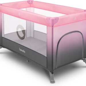 Lionelo STEFI ceļojumu gulta krāsa PINK OMBRE