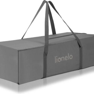 Lionelo JASMIN EASY FOLD ceļojumu gulta krāsa GREY STONE